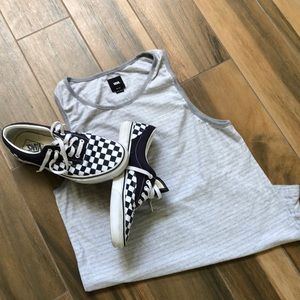 Navy blue and white Vans 💙🤍